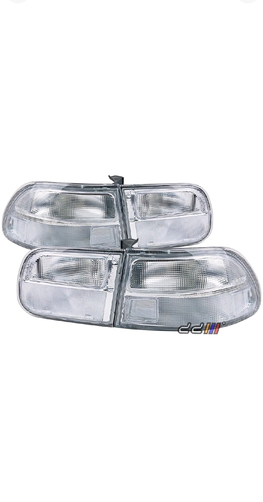 Farolins Traseiros Honda Civic Eg Hatch 3P Brancos