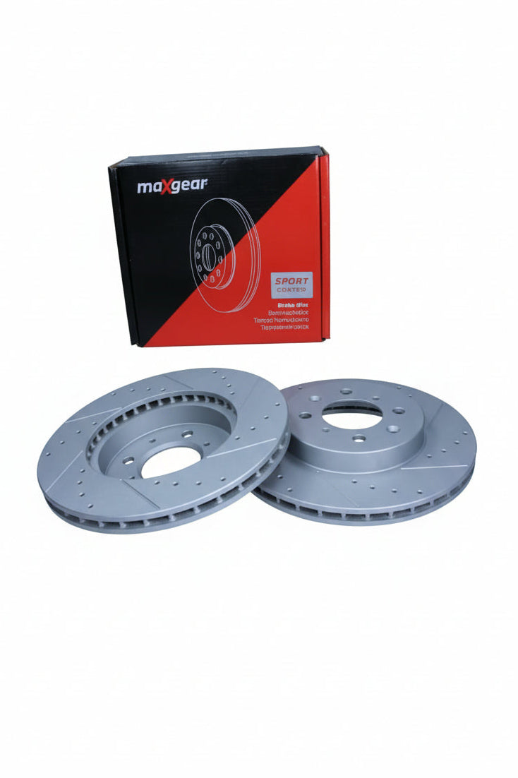Discos Frontais MAXGEAR SPORT Ranhurado/Perfurado 262mm 4x100