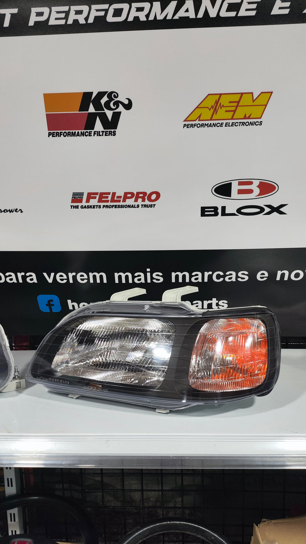 Faróis Fundo Negro Civic 5 portas MA, MB, MC 96-98