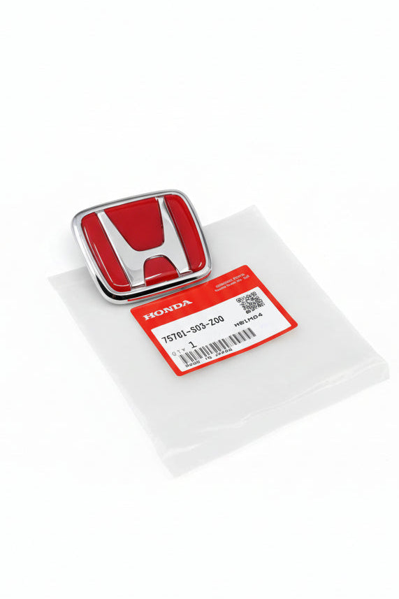 Símbolo OEM H vermelho 70x57mm EK9 traseiro