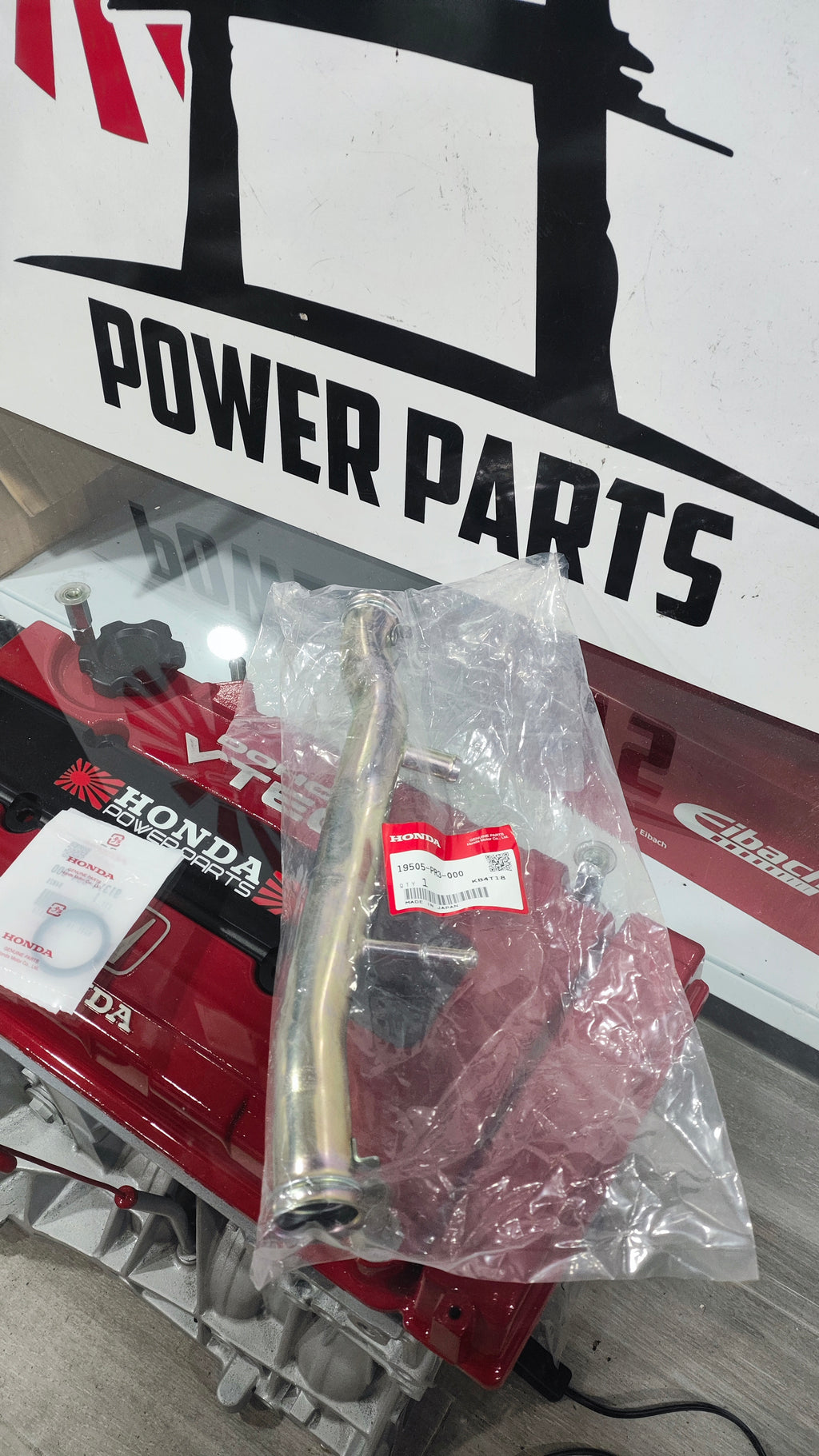 Tubo Metálico Água OEM Honda série B (Incluí Orings)