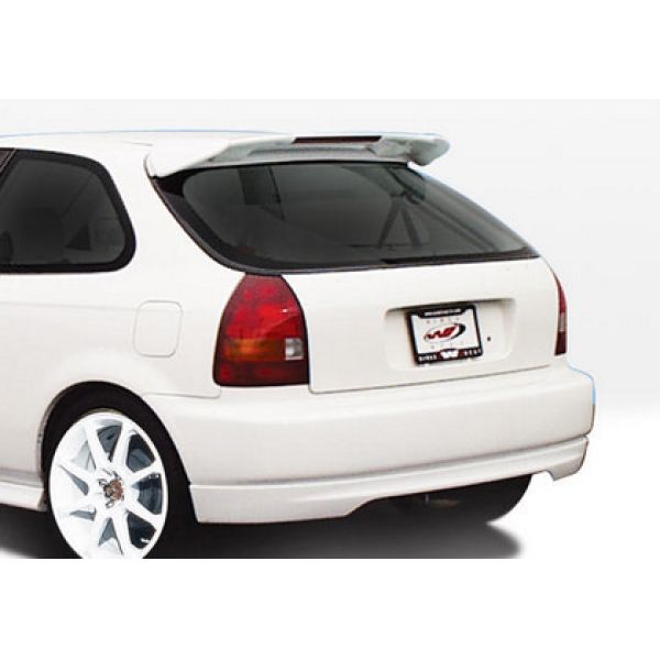 Spoiler Honda Civic Type R EK9 1996-2000 com 3° Stop em LED Plástico ABS