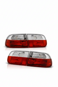 Farolins Red Cristal Honda Civic Eg Hatch 3P