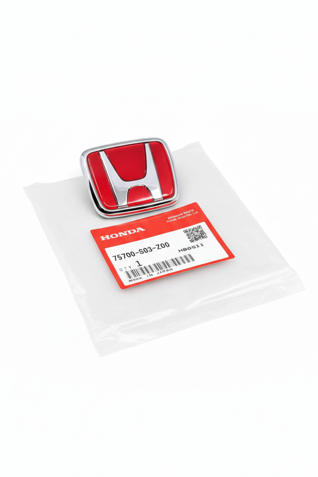 Símbolo OEM H vermelho 60x50mm EK9 Frontal
