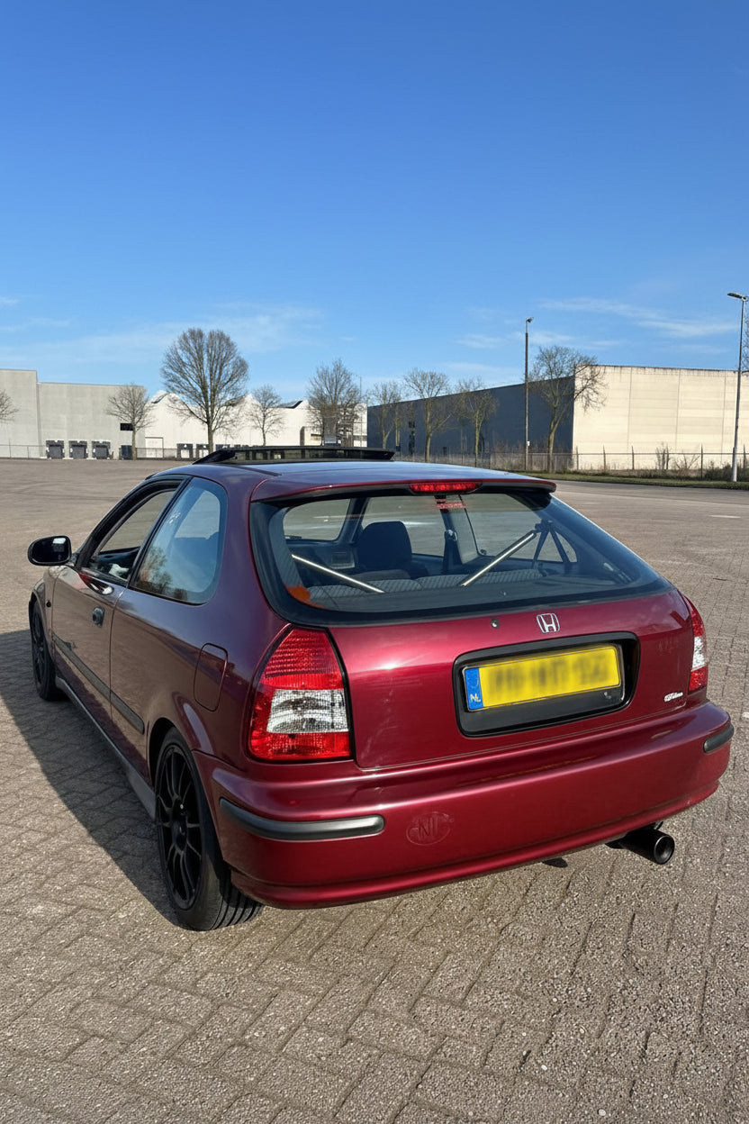 Farolins Red Cristal Honda Civic EK 96-00 Hatch 3P