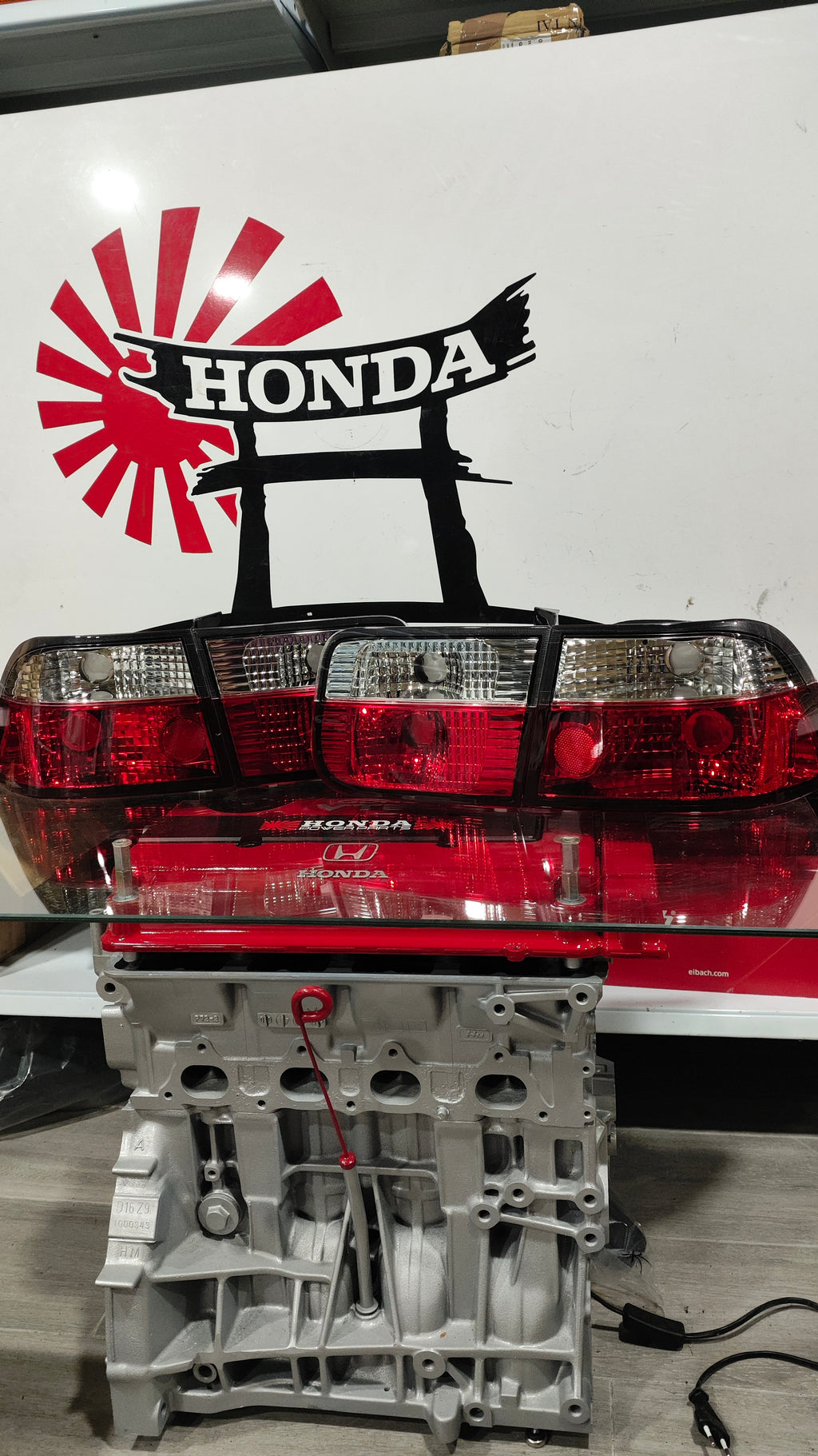 Farolins Red Cristal Honda Civic EJ 96-00