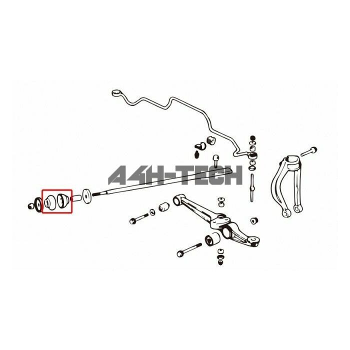 Buchas da barra Charriot Hardrace (Honda Civic/CRX 88-91)