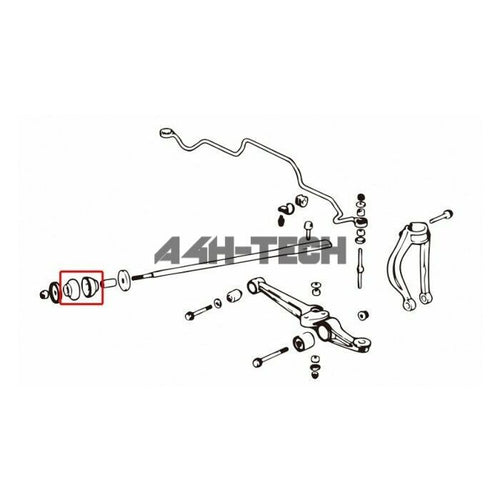 Buchas da barra Charriot Hardrace (Honda Civic/CRX 88-91)