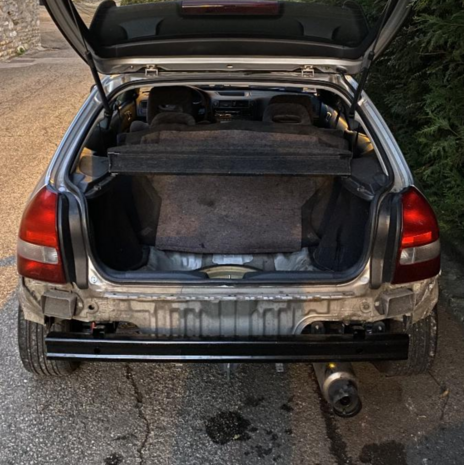 Reforço Para-Choque Traseiro Honda Ek 96-00