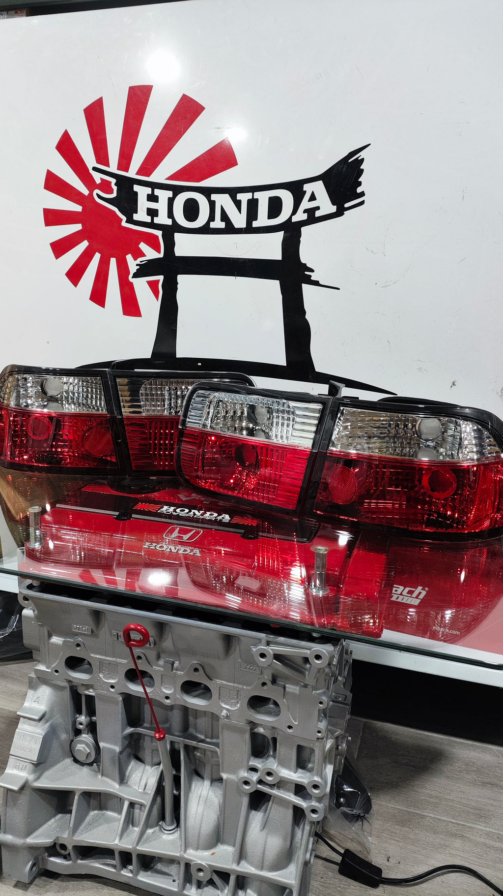 Farolins Red Cristal Honda Civic EJ 96-00