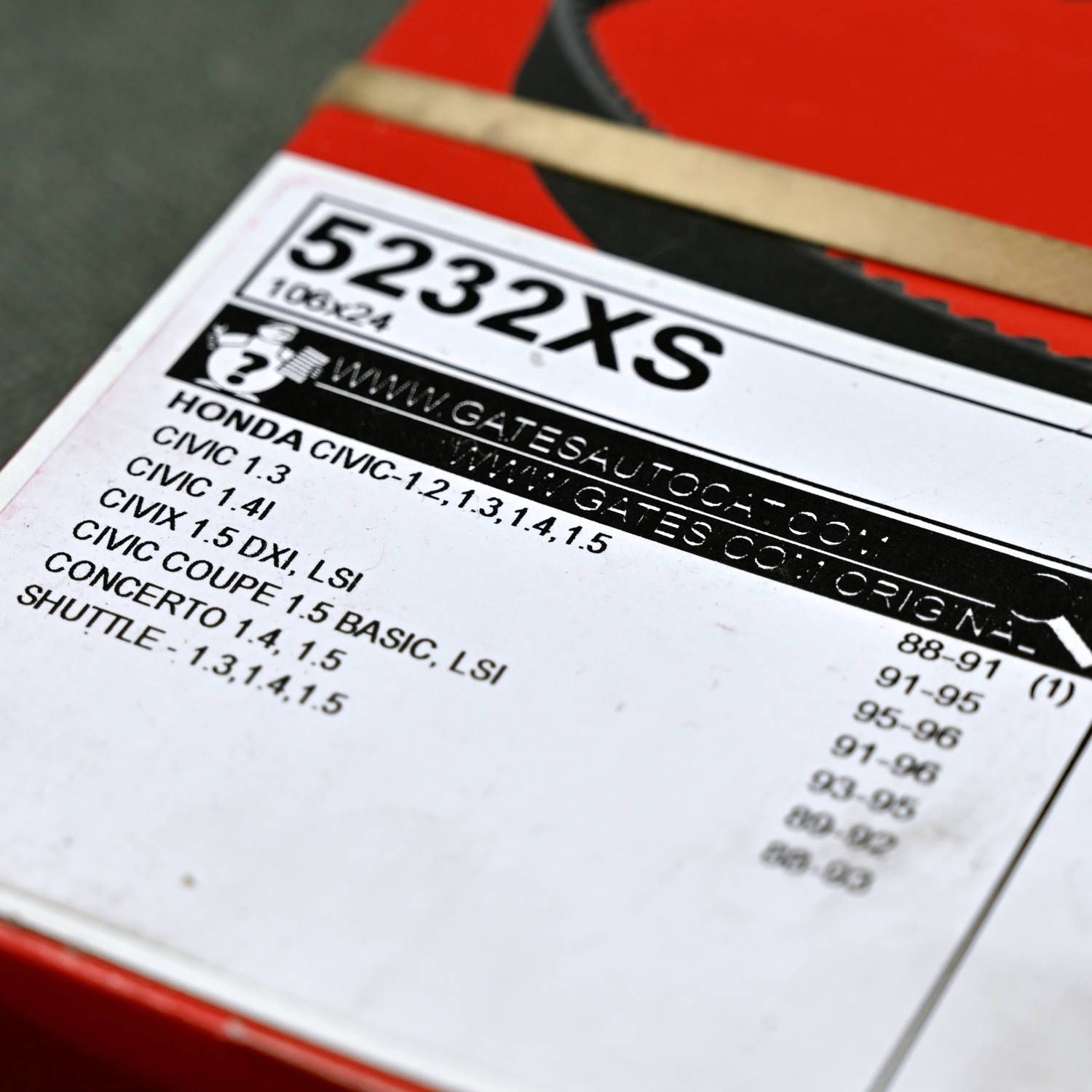 Kit Distribuição Civic (1992-1995) D13B2, D15B2 e D15B7.