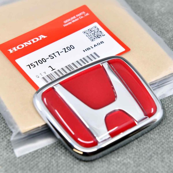Símbolo OEM H Vermelho 70x60mm Integra DC2 JDM Frontal