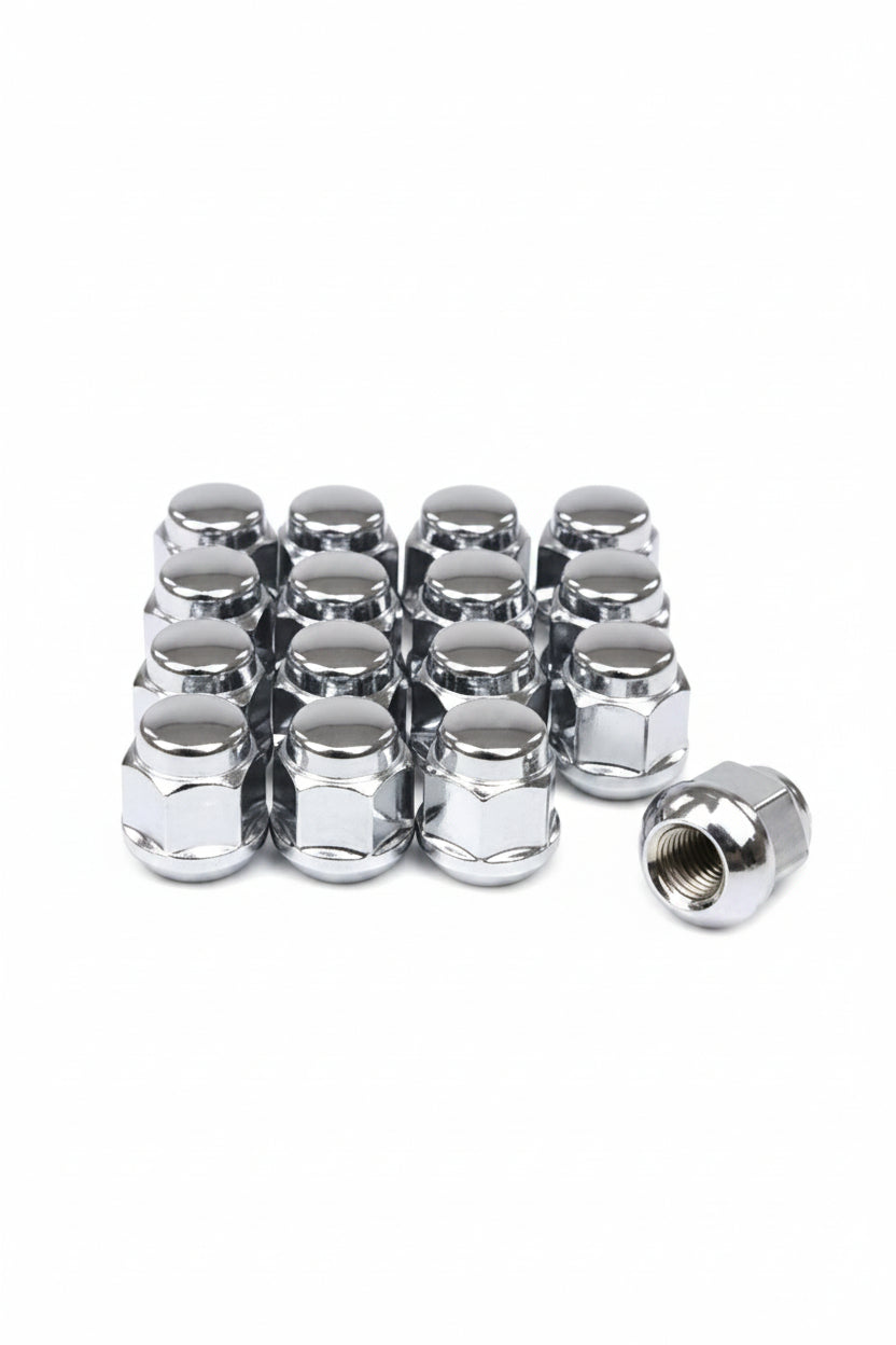 Jogo de 16 porcas de roda Honda originais (extremidade fechada) M12x1,5mm (cônicas redondas)