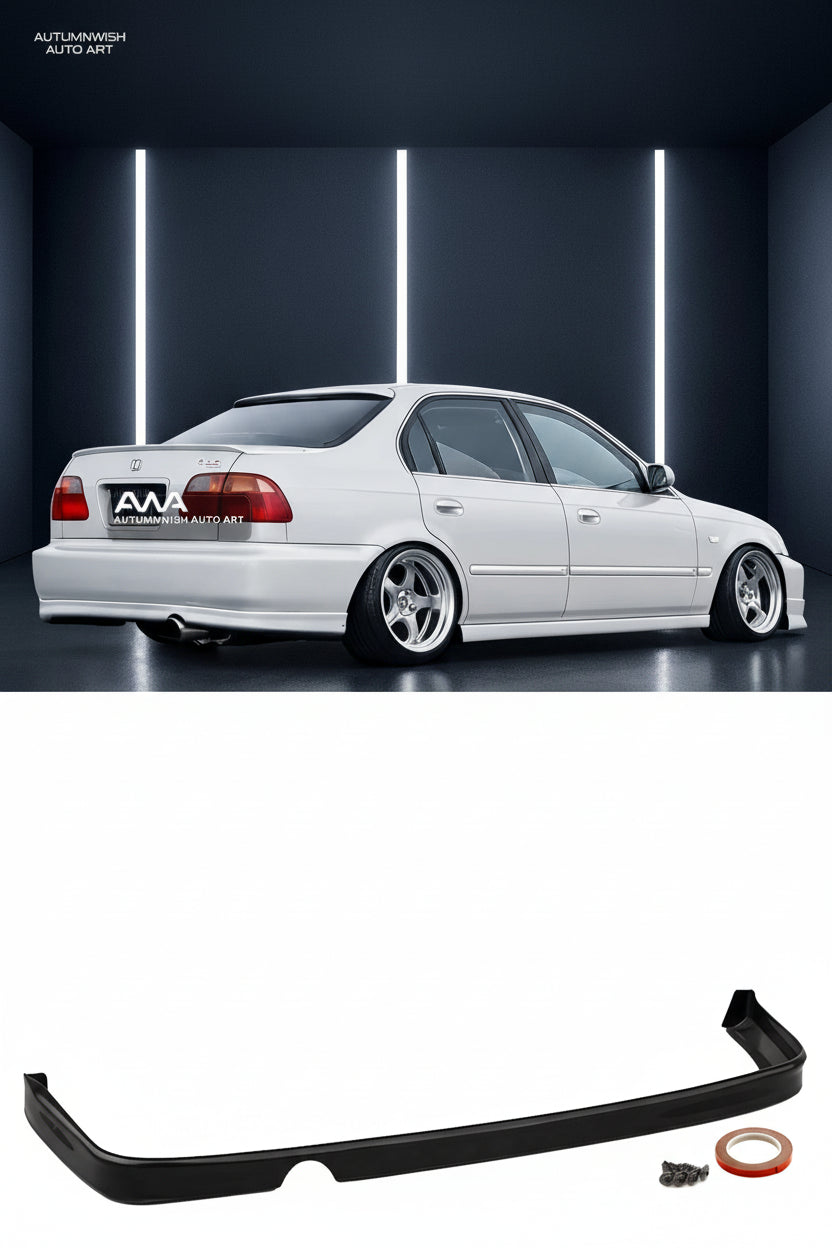 Lip Traseiro Honda Civic Ek Coupé/Sedan  96-98 Plástico ABS