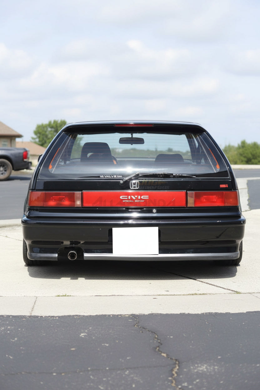 Lip para-choques traseiro PU "JDM" (modelo 88-89) - PU