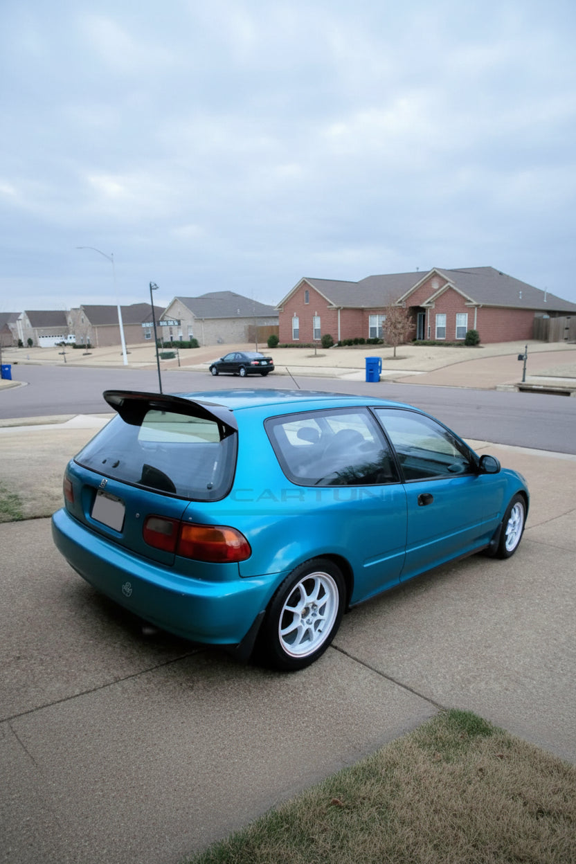 Spoiler Style Spoon com 3 Stop Honda EG Hatch