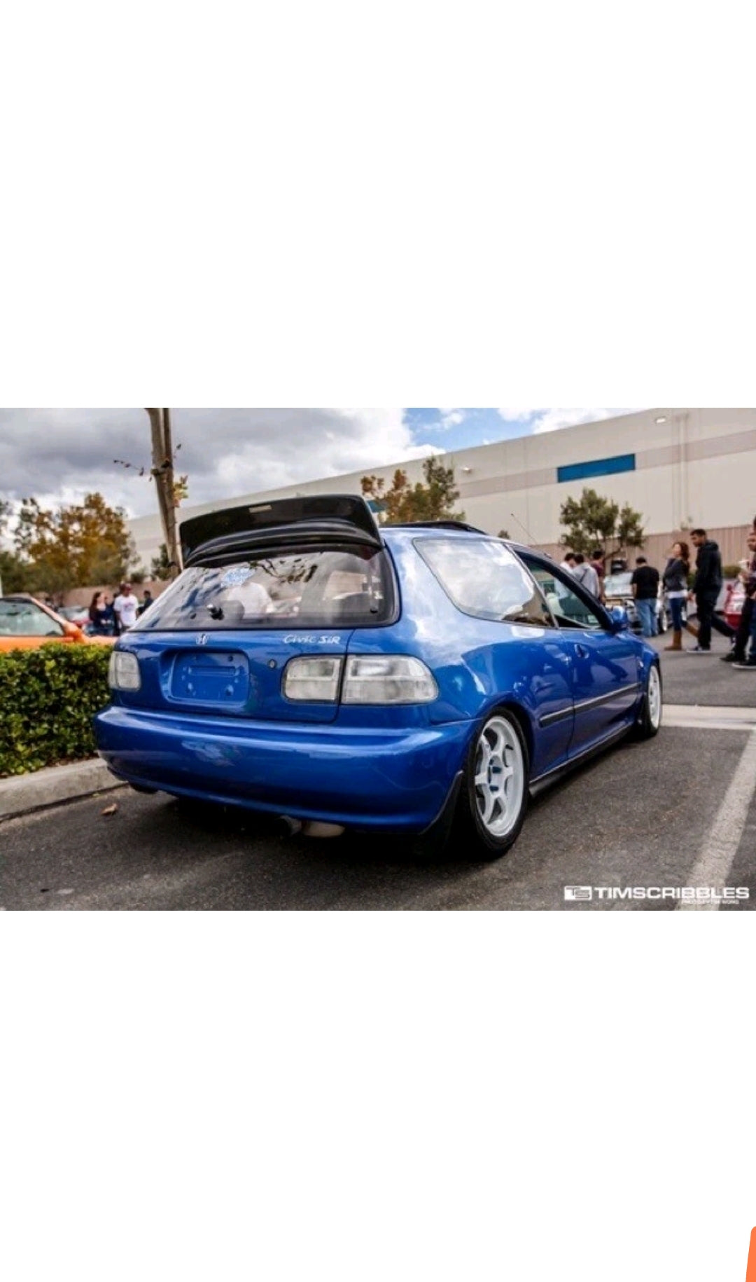 Farolins Traseiros Honda Civic Eg Hatch 3P Brancos