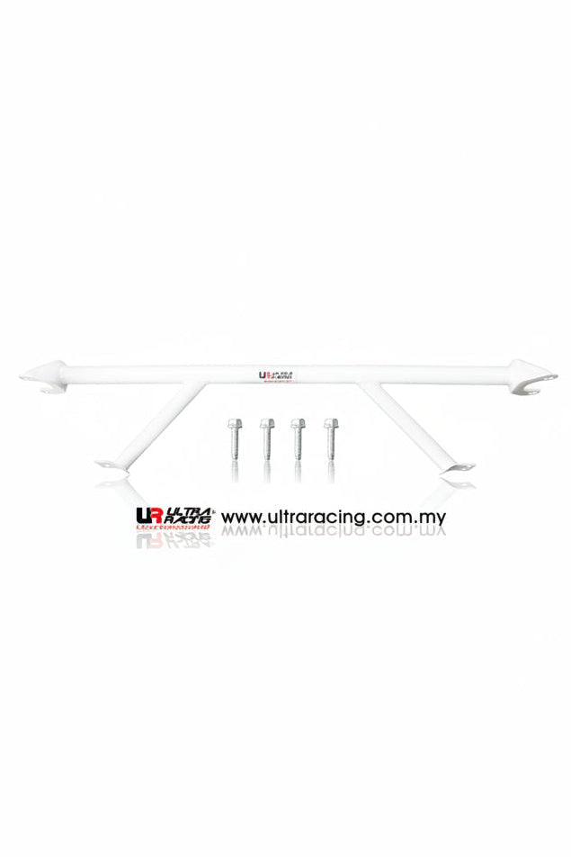 Barra estabilizadora traseira de 4 pontos em aço branco para Honda Civic Del Sol Integra Ultra Racing