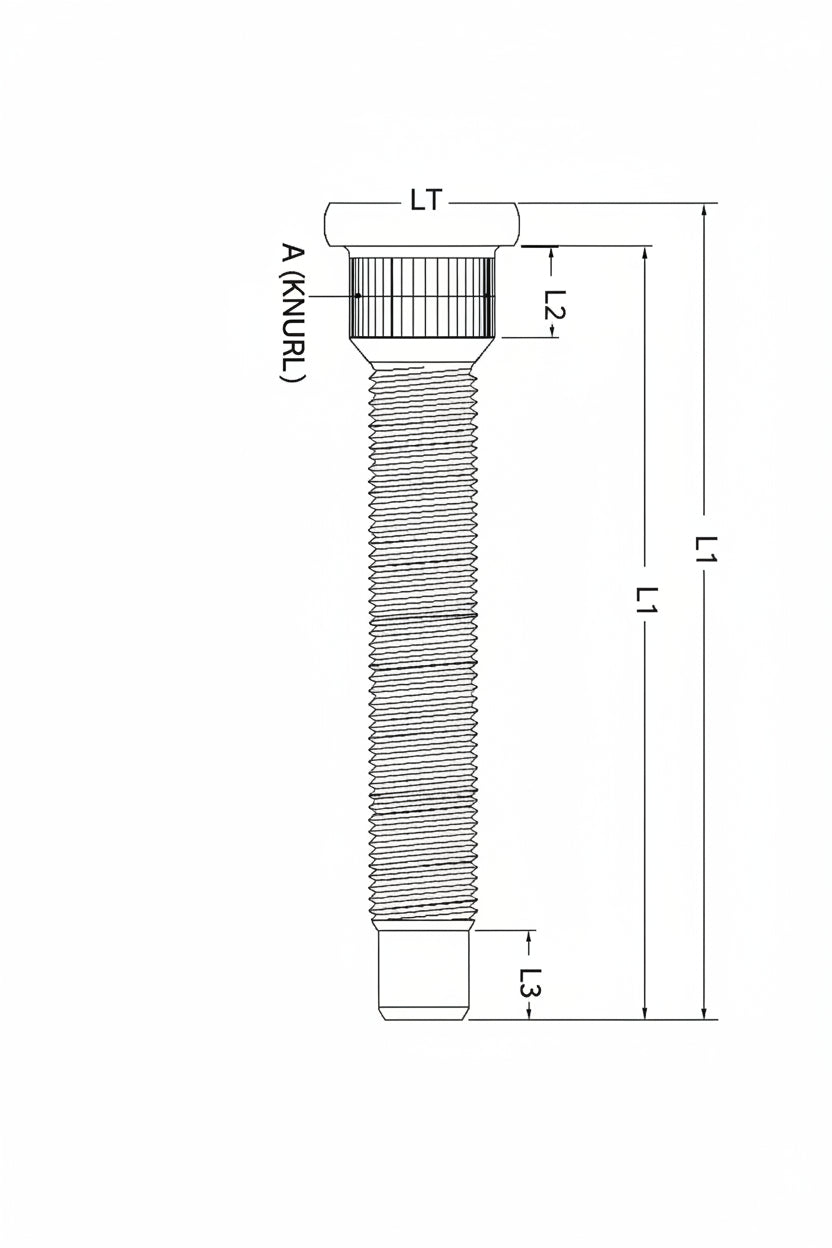 Parafuso de Roda Dorman M12x1,5x42mm