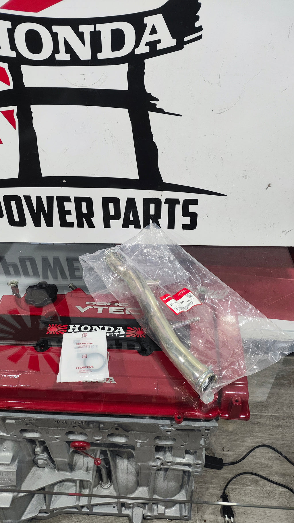Tubo Metálico Água OEM Honda série B (Incluí Orings)