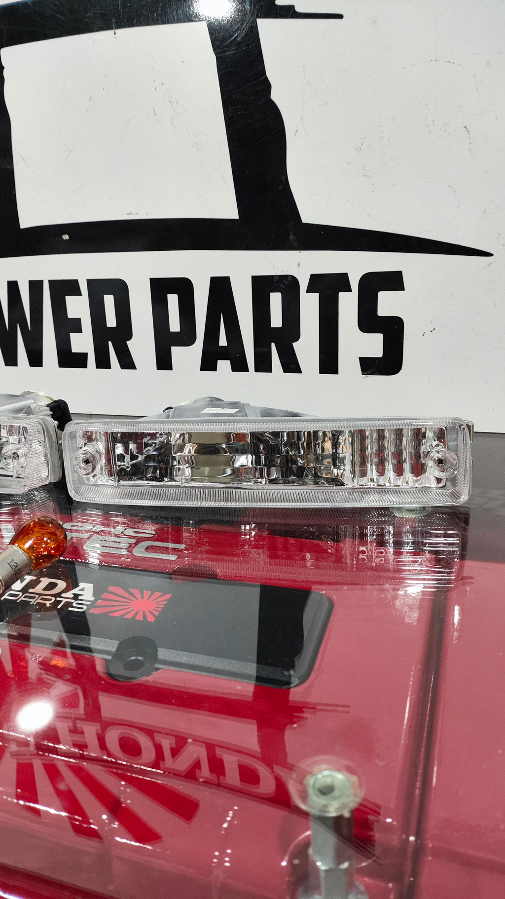 Piscas Cristal Frontais HONDA CRX 90/ 91