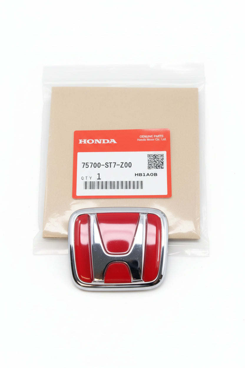 Símbolo OEM H Vermelho 70x60mm Integra DC2 JDM Frontal