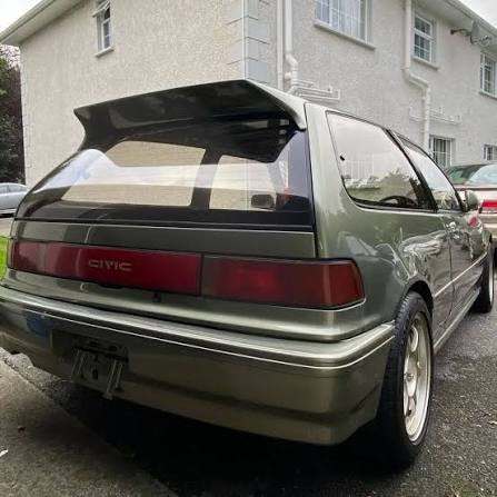 Spoiler Chargespeed em poliéster (Civic 88-91 3 portas)