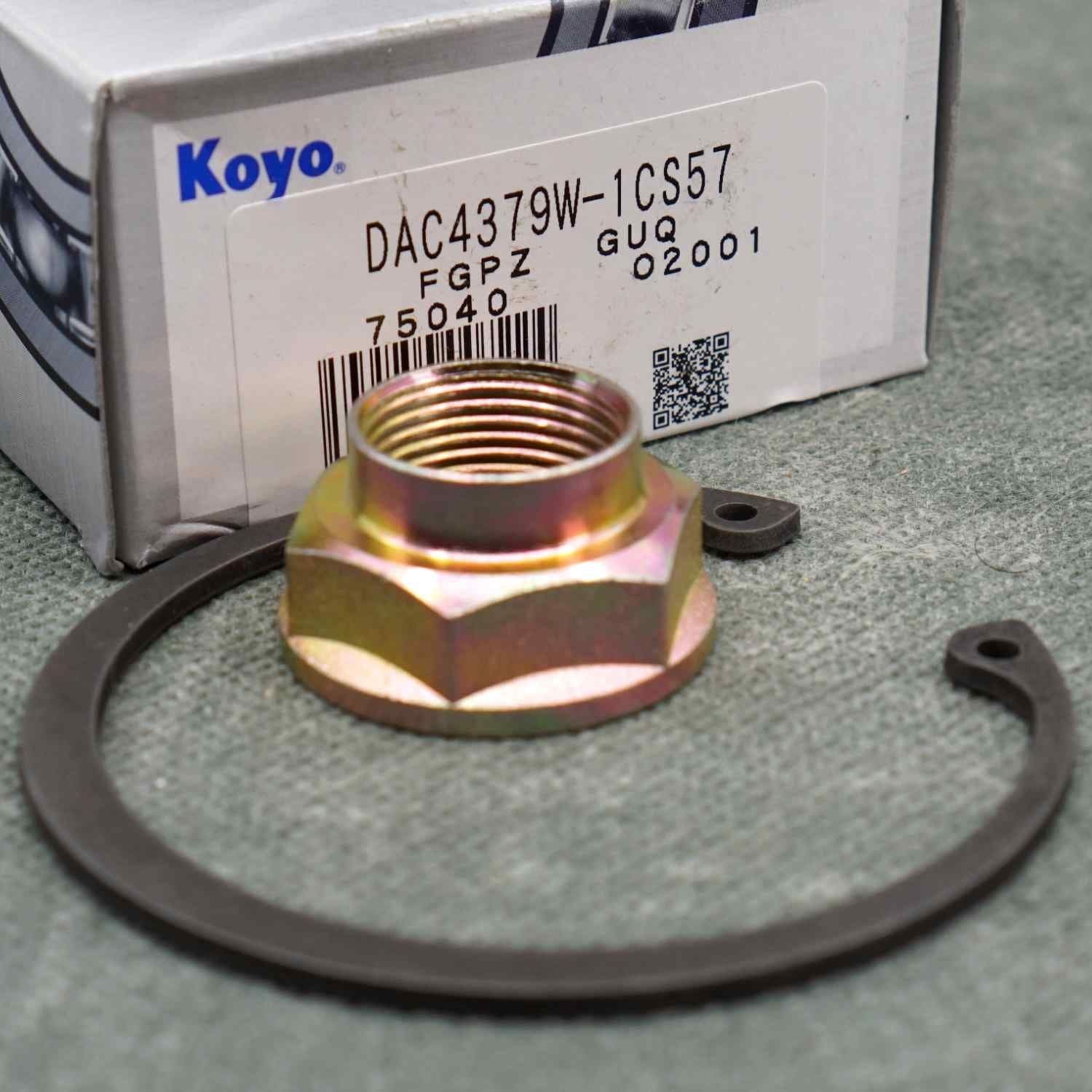 Rolamento Roda dianteira Koyo para Civic (1992-2000)/ Travagem 262mm