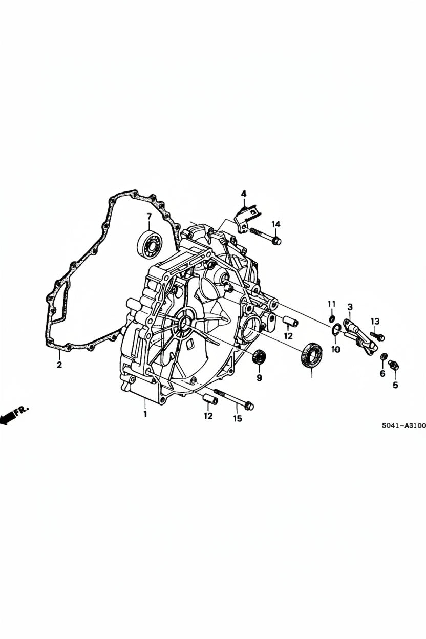 Retentor Caixa Esquerdo Original Honda Serie D/B 91205-PL3-A01
