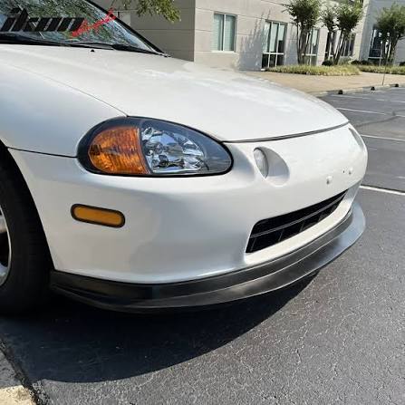 Faróis Honda CRX Del Sol Fundo Negro Piscas Laranjas