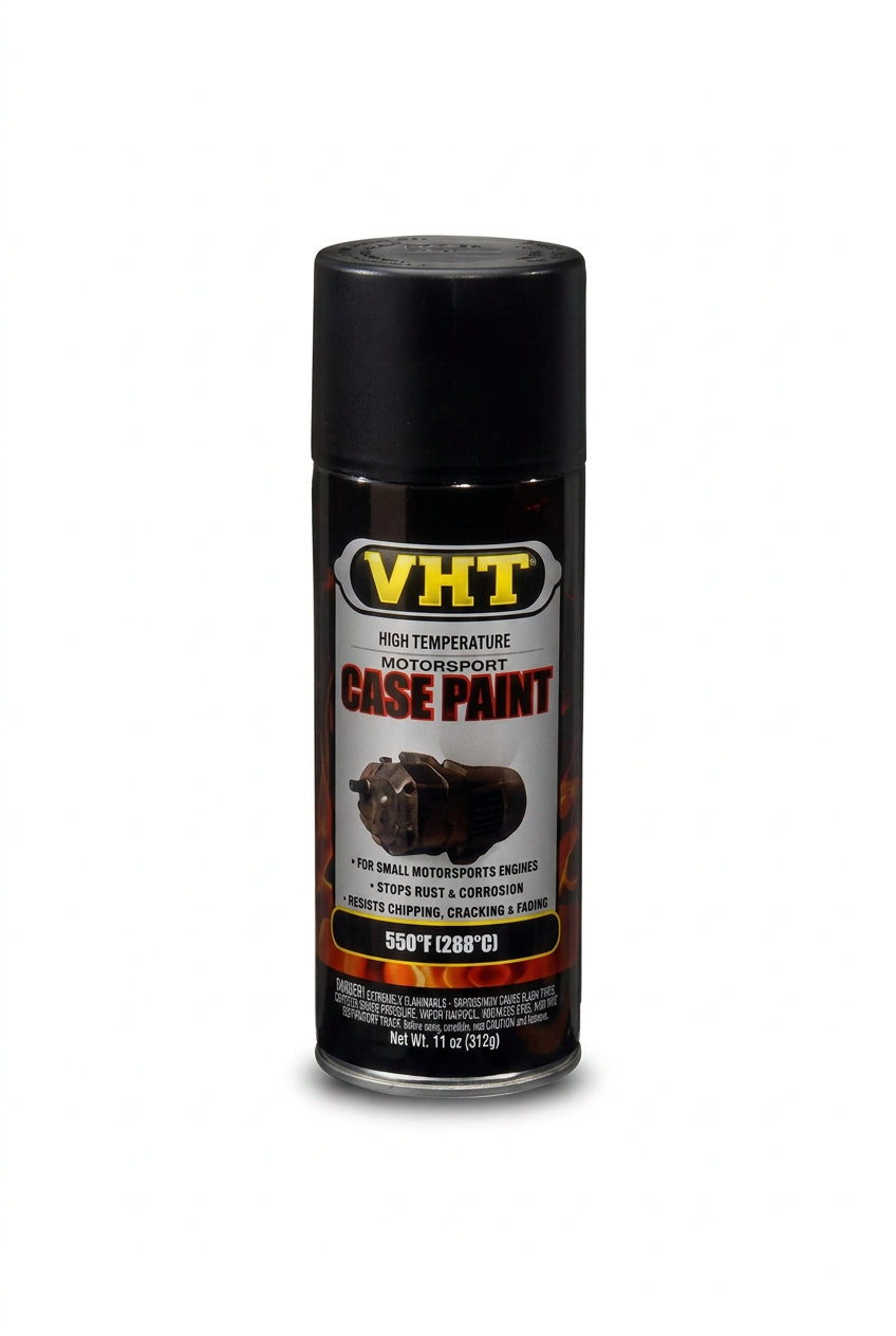 VHT Tinta para Cárter de Motociclo Preto Óxido Acetinado