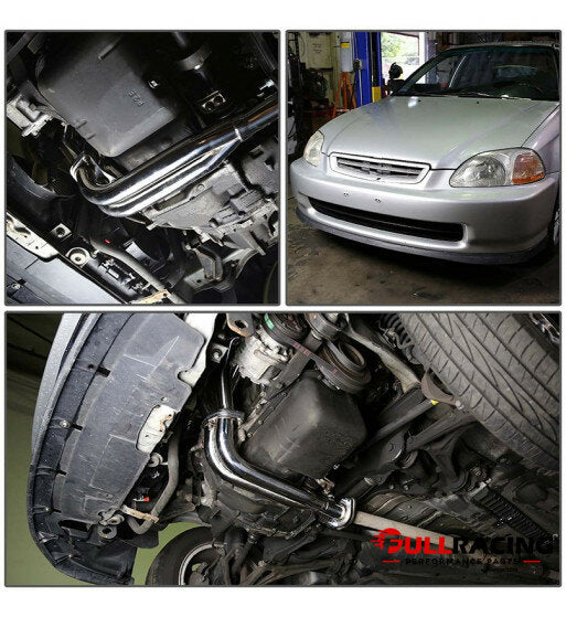 Coletor de Escape 4-2-1 em Aço Inoxidável para Honda Civic CRX Del Sol Série D