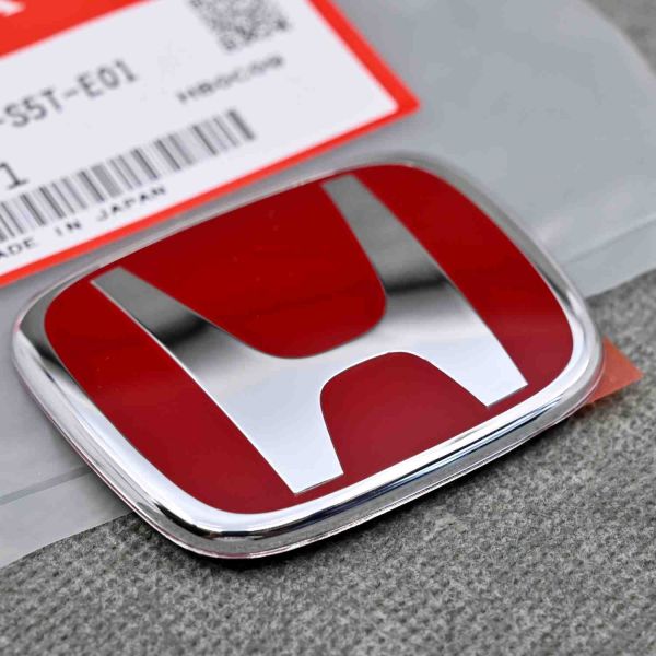 Símbolo OEM H Vermelho 65x52mm Civic 01-05 TypeR EP3 Traseiro